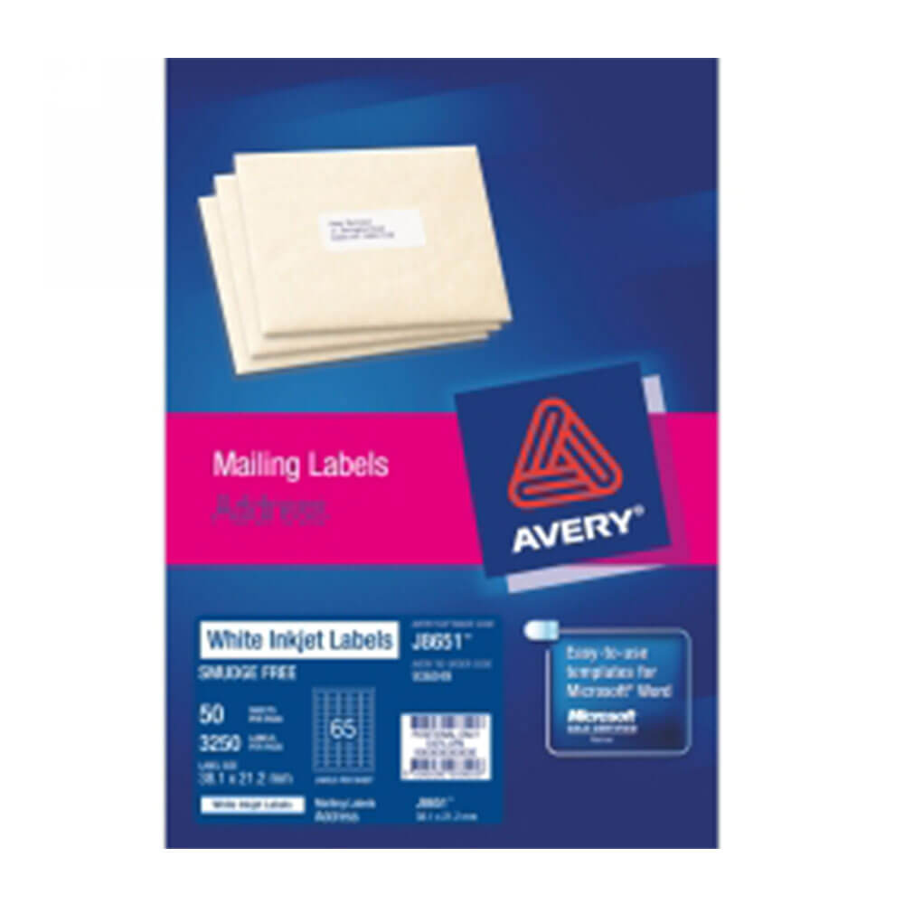 Avery Inkjet Label