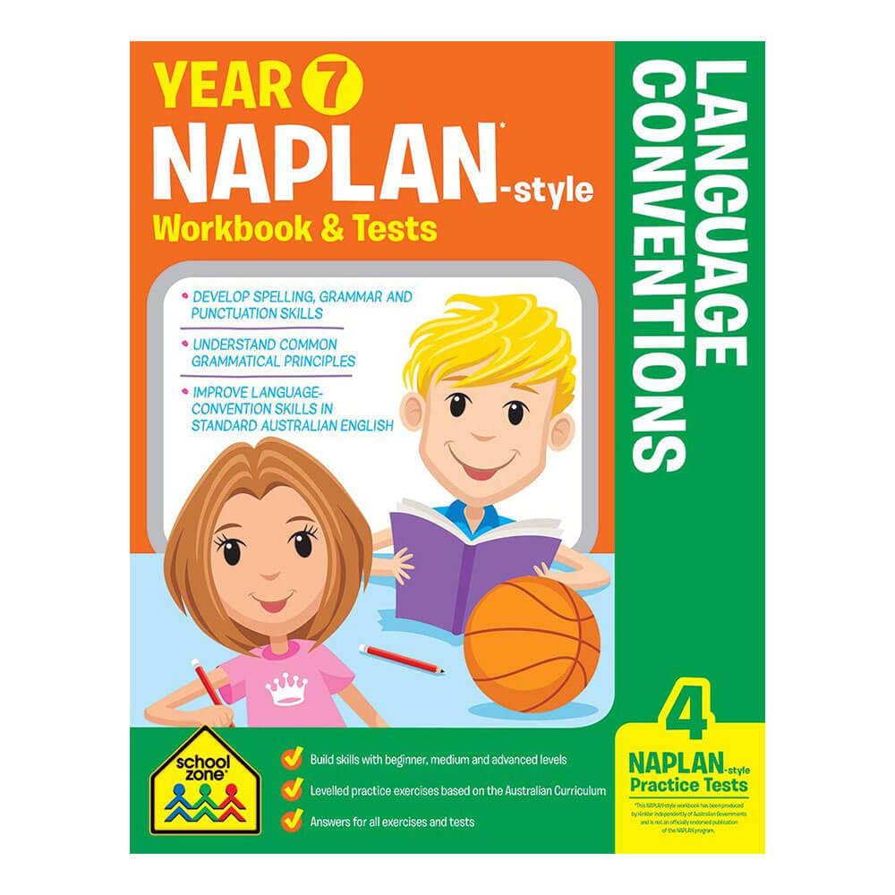 Schoolzone Naplan Year 7 Workbook and Tests