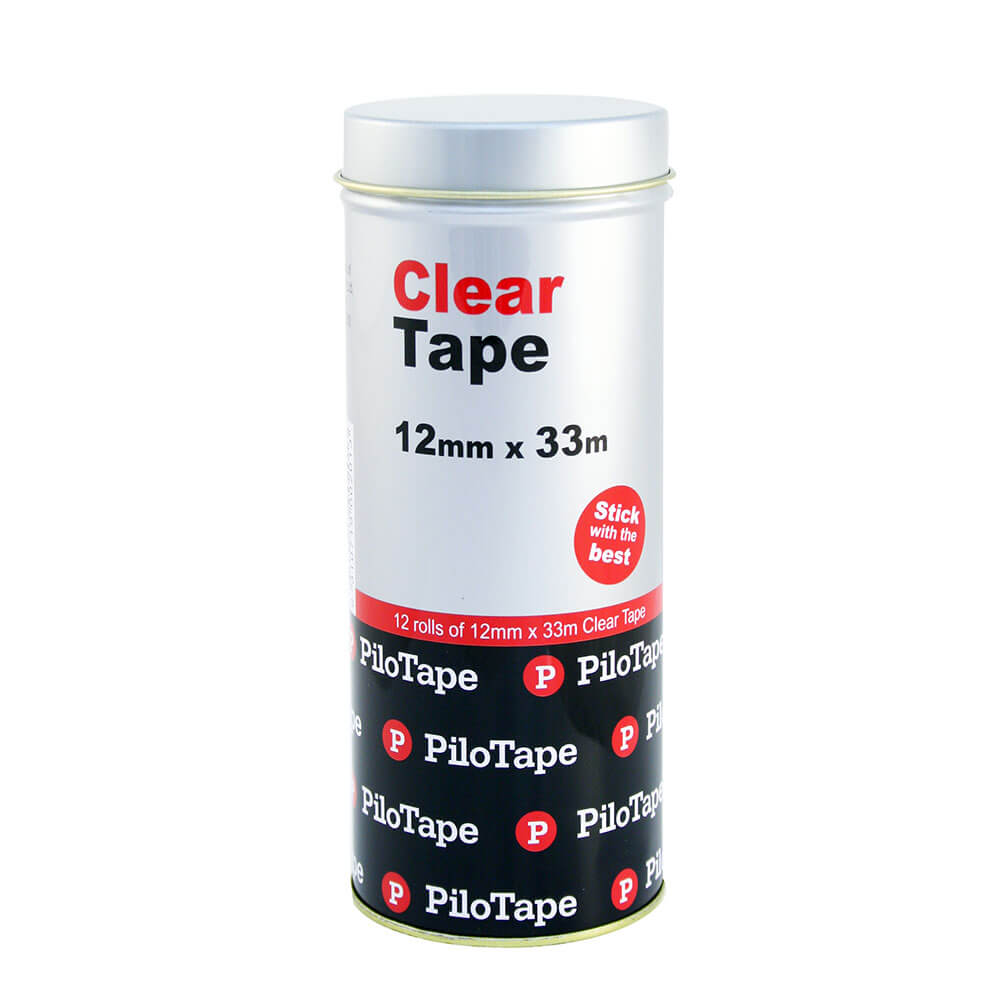 Pilotape Clear Tape (12 RollsPk)