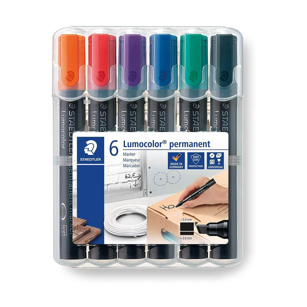 Staedtler lumocolor beitel tip marker diverse