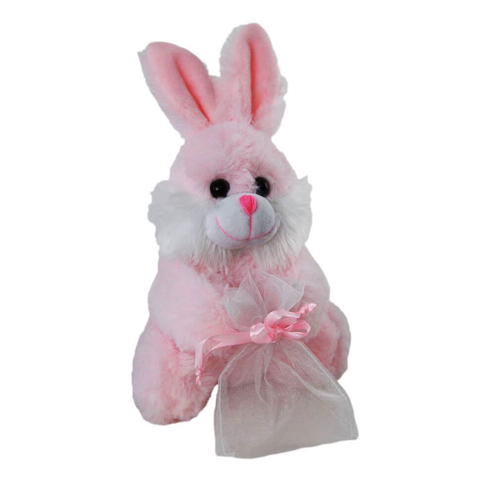 Elka Bunny con bolso de juguete suave 18 cm