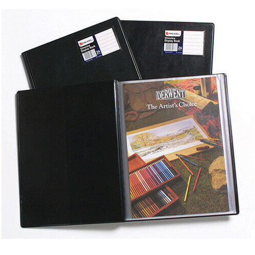 Rexel Slimview Display Book A4 Black (24 pages)