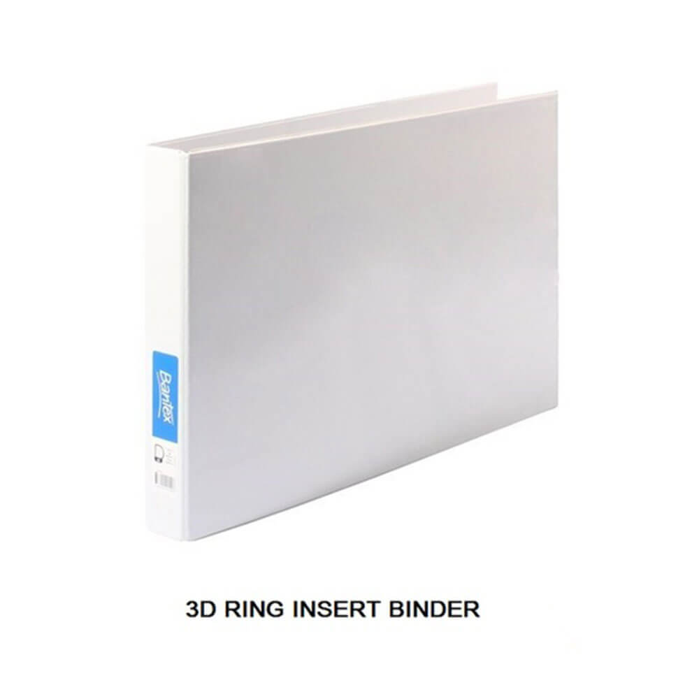 Bantex Landscape Insérer Binder blanc 25 mm A3