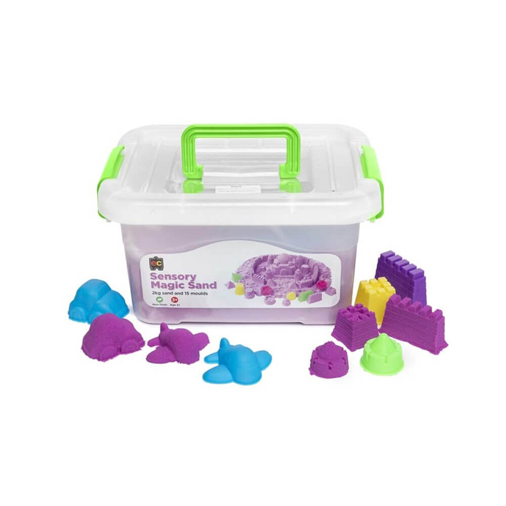 CE Sensory Sand con moldes de 2 kg