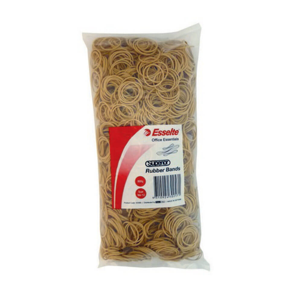 Esselte Rubber Bands 500G Bag