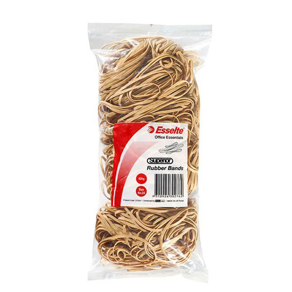 Esselte Rubber Bands 500G Bag