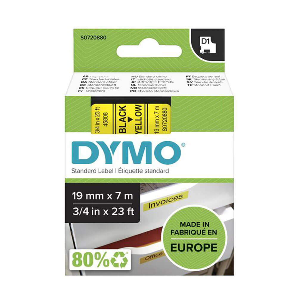 DYMO D1 Tape Label 19mmx7m