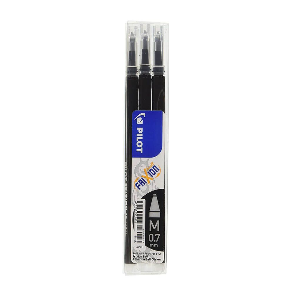 Pilot FRIXION Rollerball Pen recarga de 0.7 mm Tip 3pk