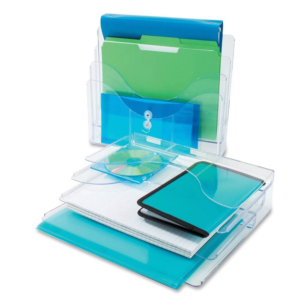 Deflecto 3 Tier Document Organiser (Clear)