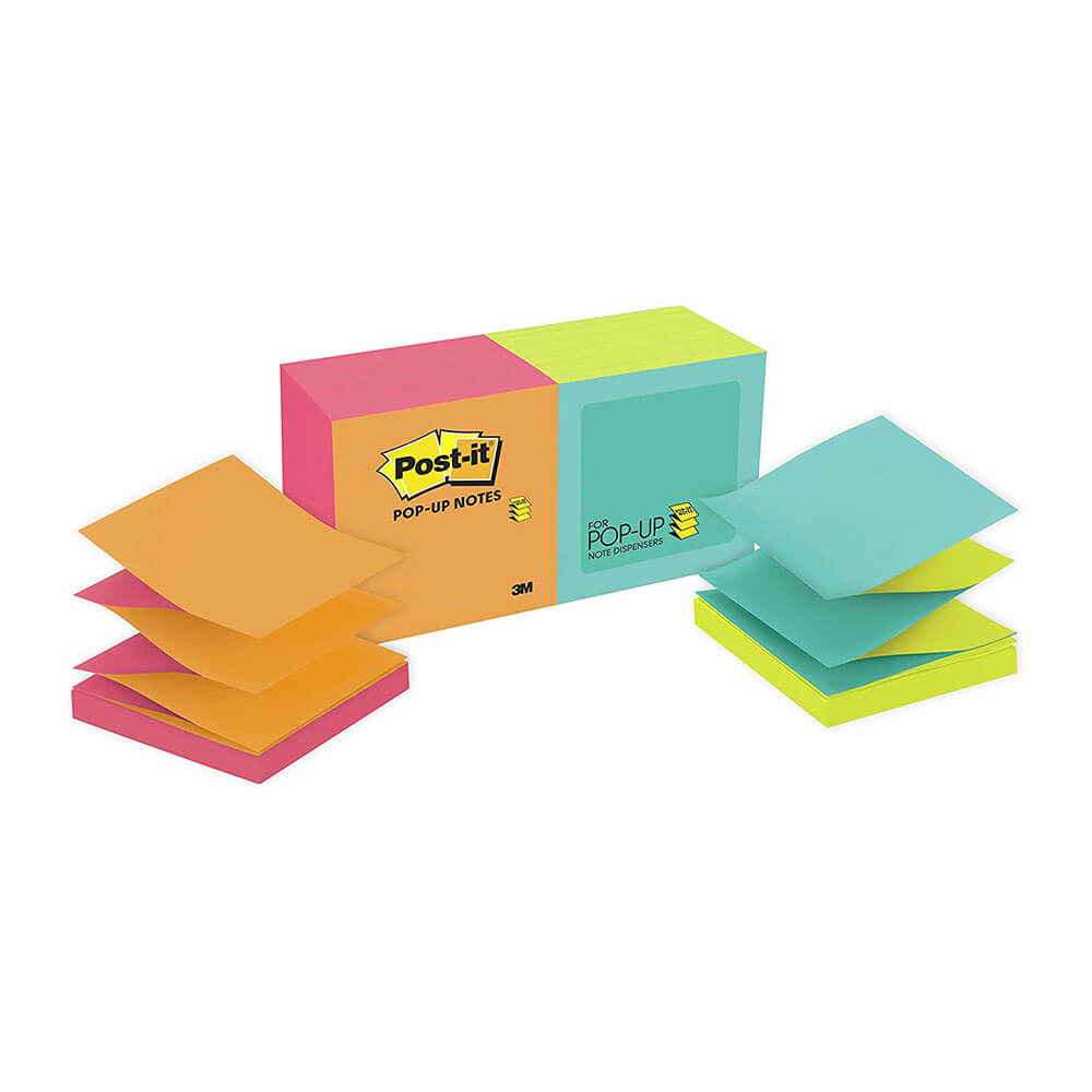 Post-It Pop-Up Notes 76x76mm (12pk)