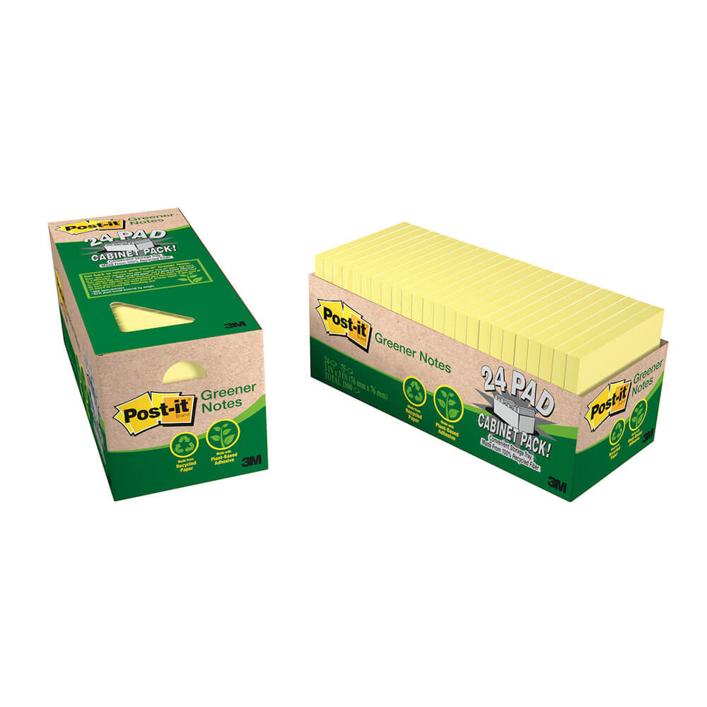 Post-it notas recicladas 76x76 mm