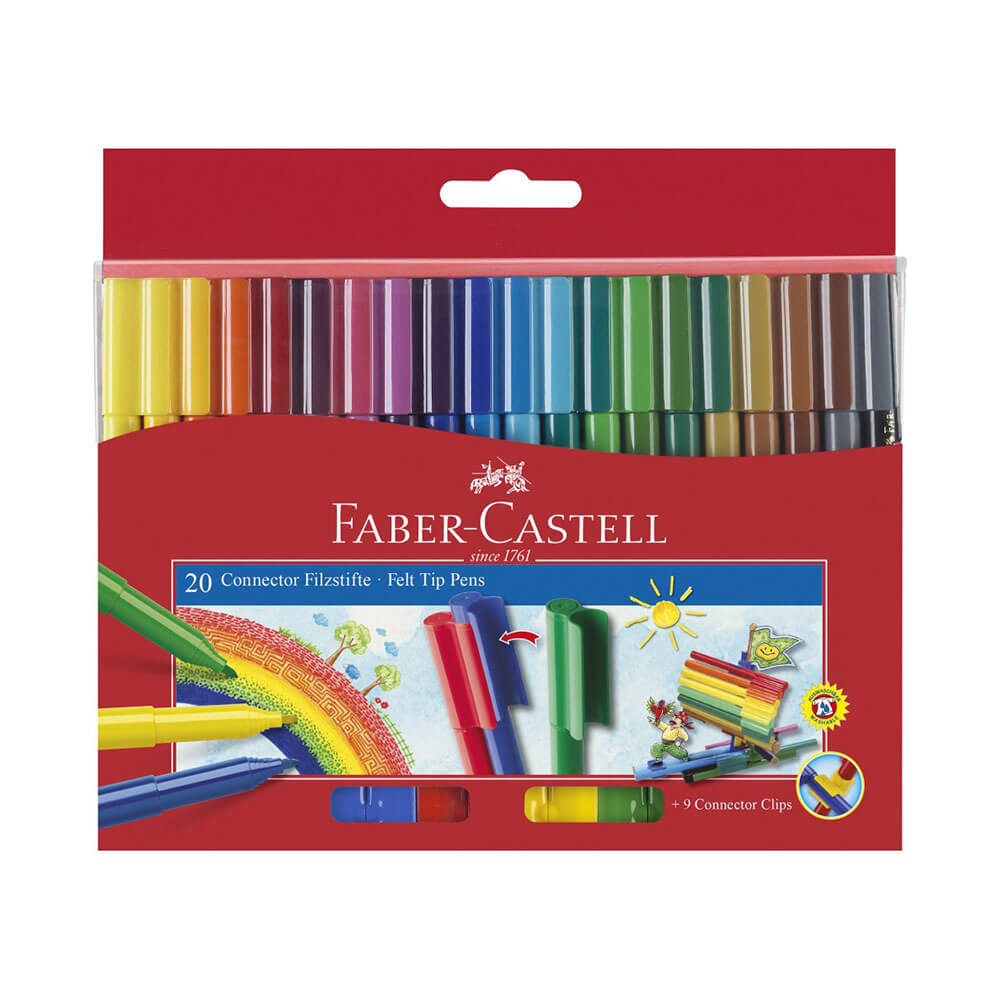  Faber-Castell Connector Pens Marker