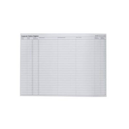 Wildon Corporate Visitors Register Book