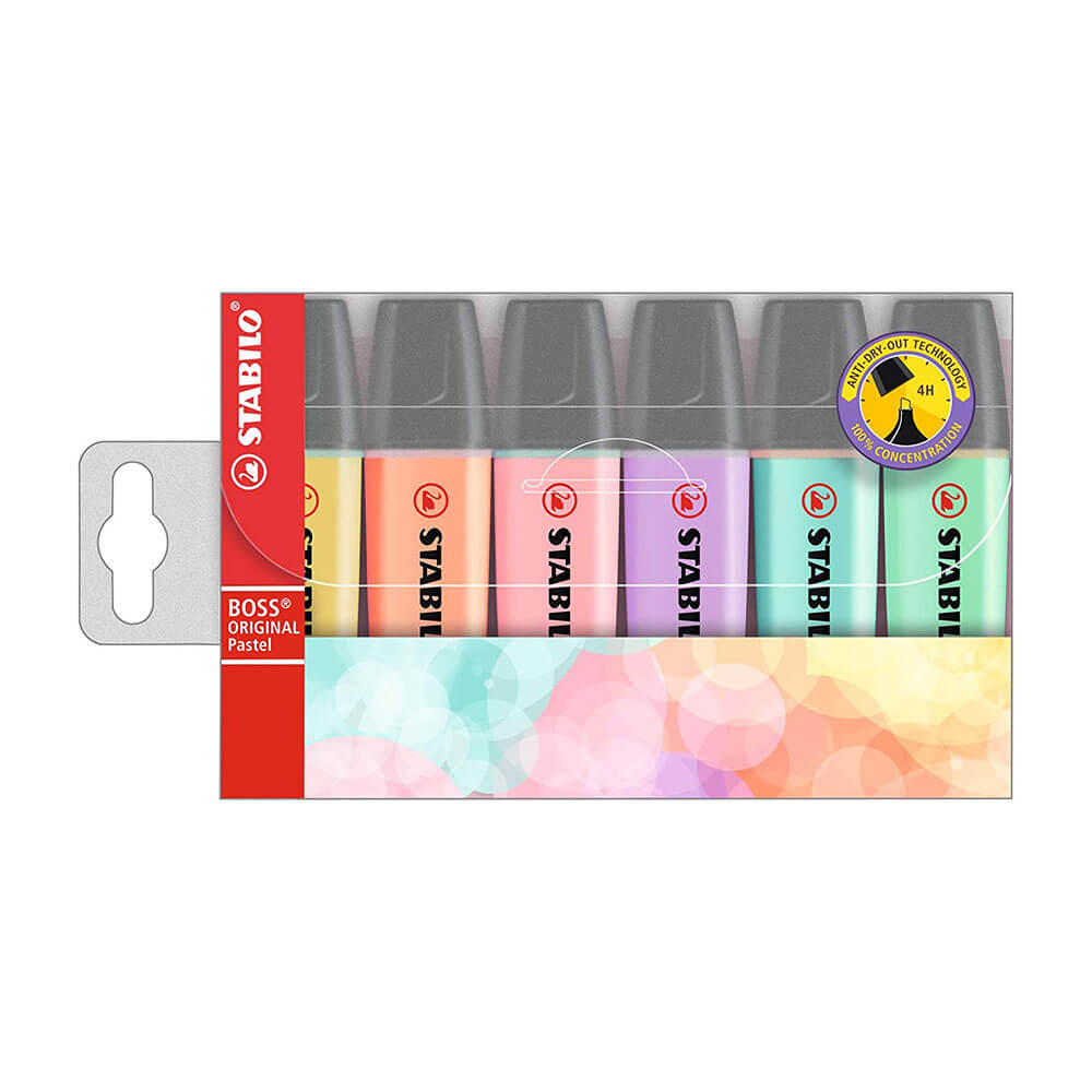 Stabilo Boss Highlighter Assortered Pastel