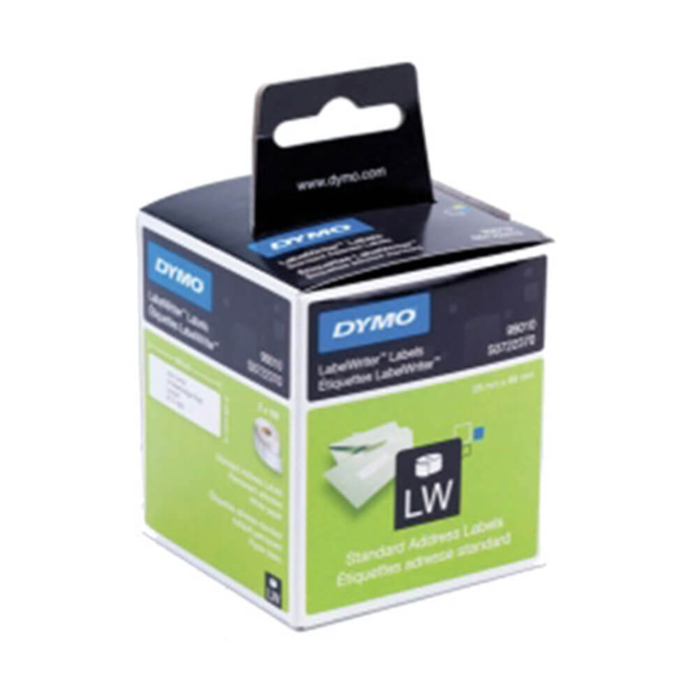 Dymo Labelwriter Dirección Etiqueta White (2 rollos)