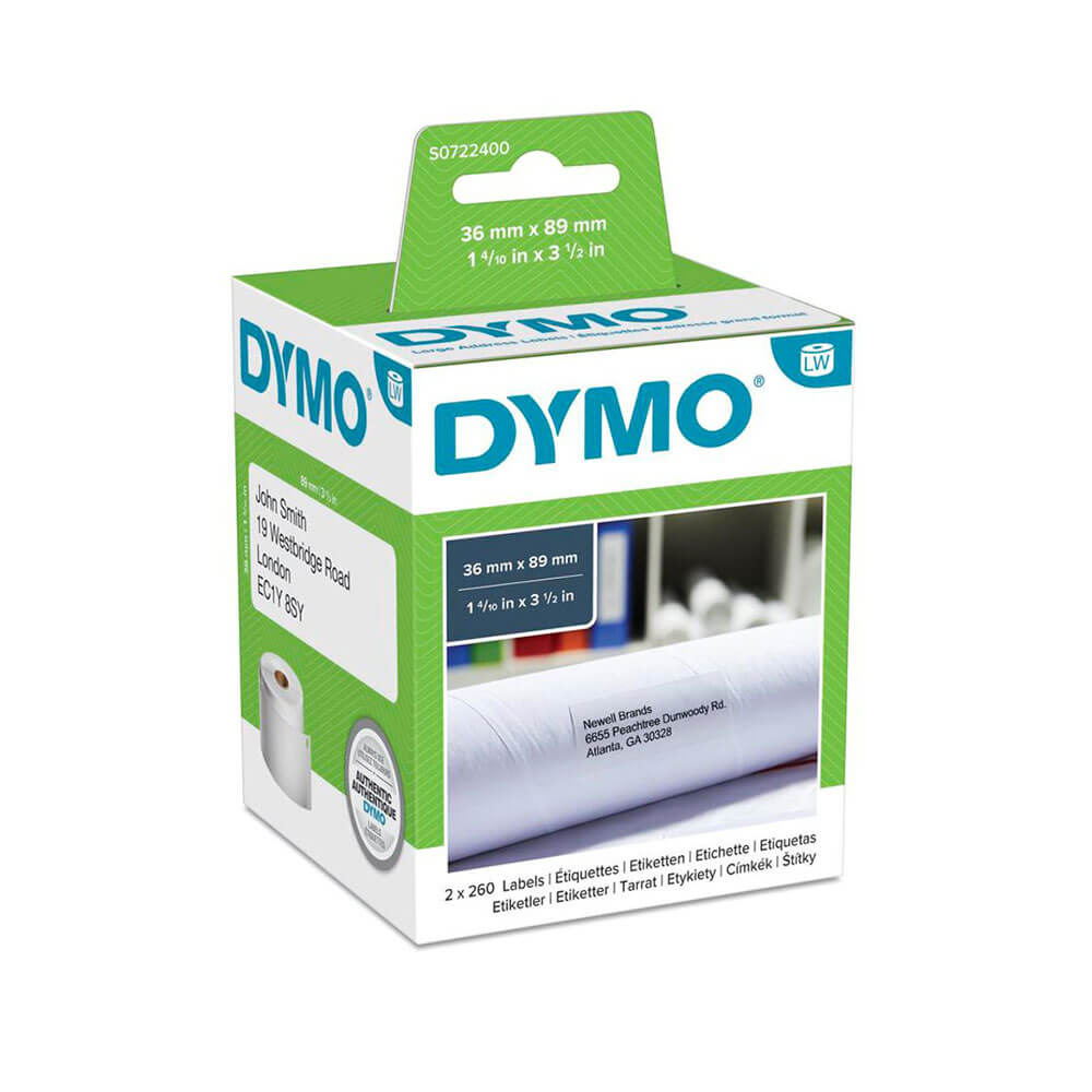 Dymo labelwriter adreslabel wit (2 rollen)