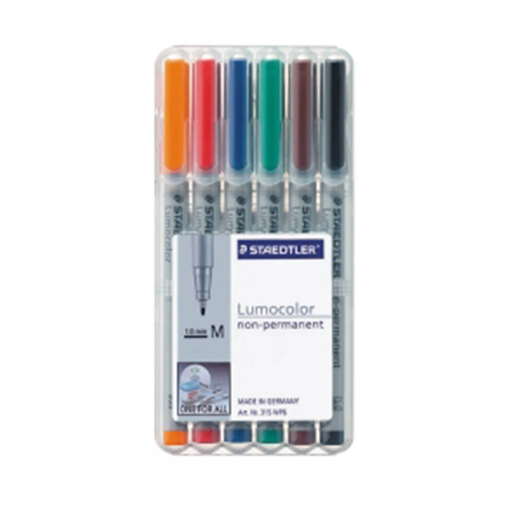 Staedtler Water Soluble Marker Medium assorti