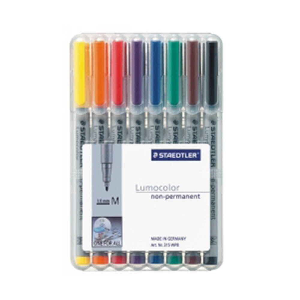 Staedtler Water Soluble Marker Medium assorti