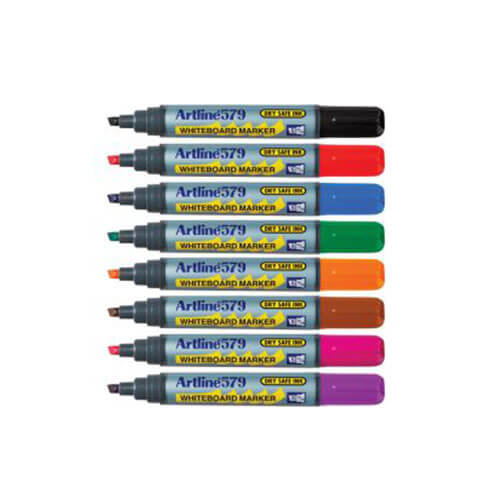 Artline Whiteboard Marker 5mm Chisel Assorted