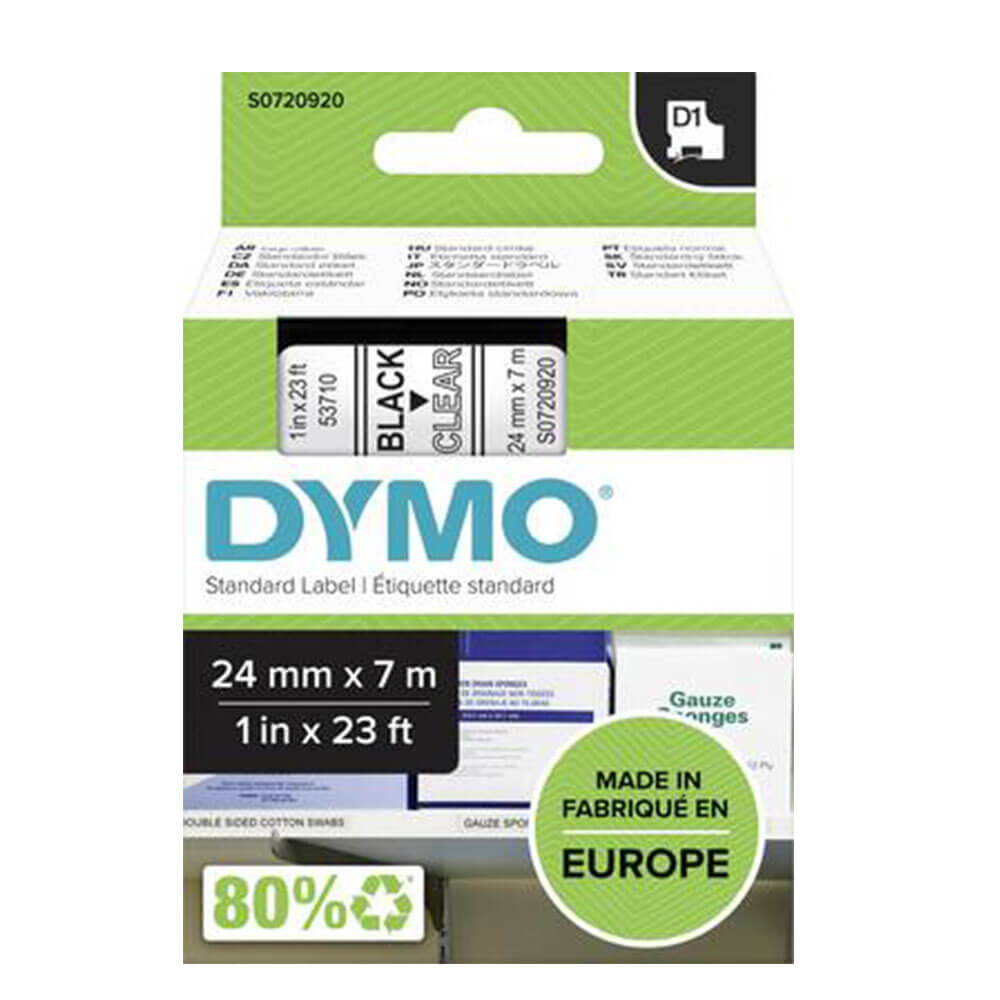 Dymo D1 Klebebandetikett 24 mm x 7 m