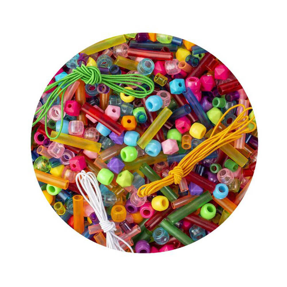 EC Beads Jar Assorted Colours & Shapes