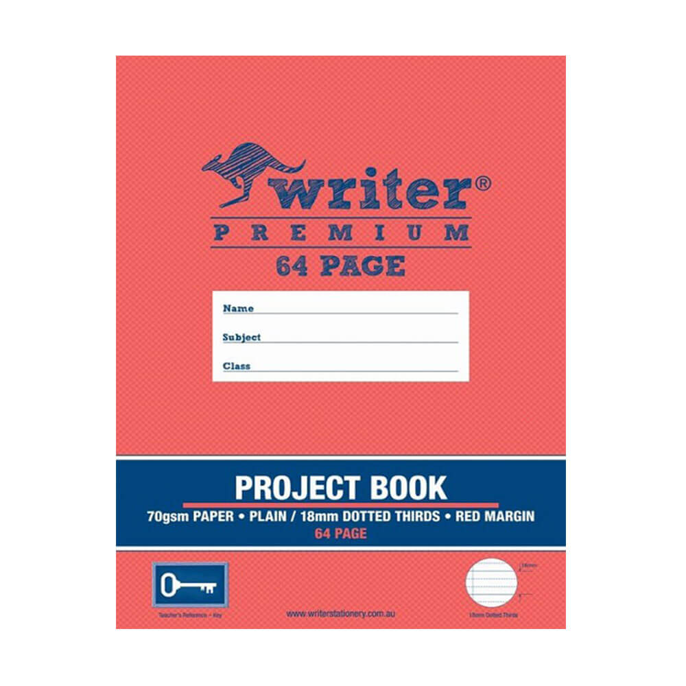 Writer Premium Plain & Dotted Project Book (64 sider)