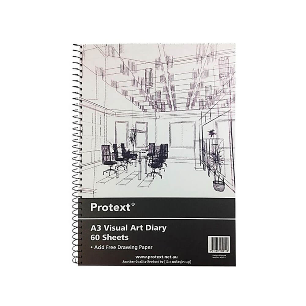 Protext Visual Art Diary 60 Sheets 110GSM (wit)