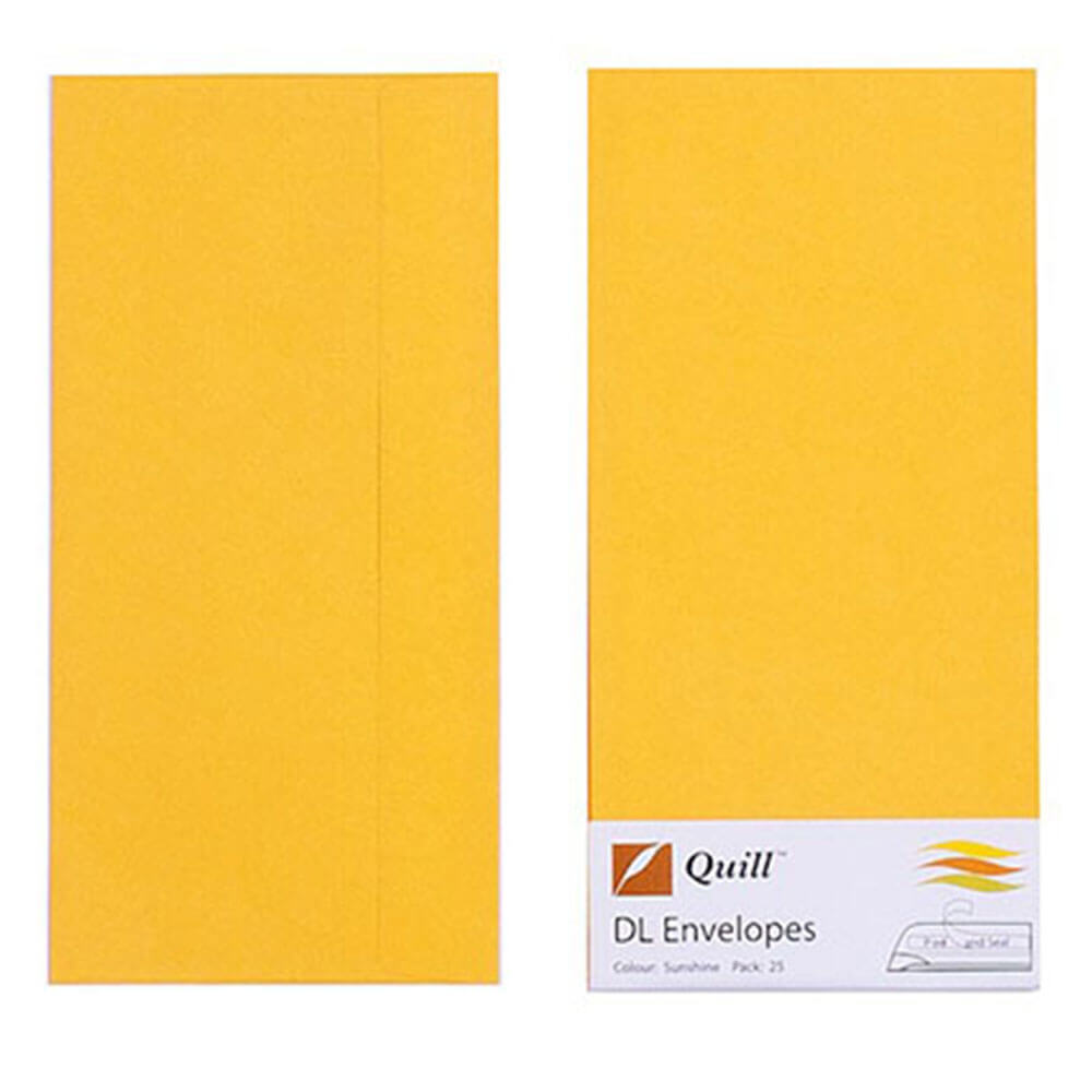 Quill -konvolut 25pk 80gsm (DL)