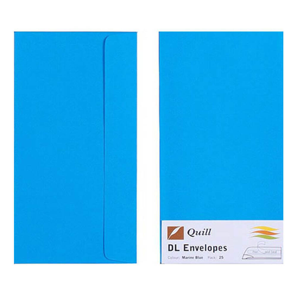 Quill -konvolut 25pk 80gsm (DL)