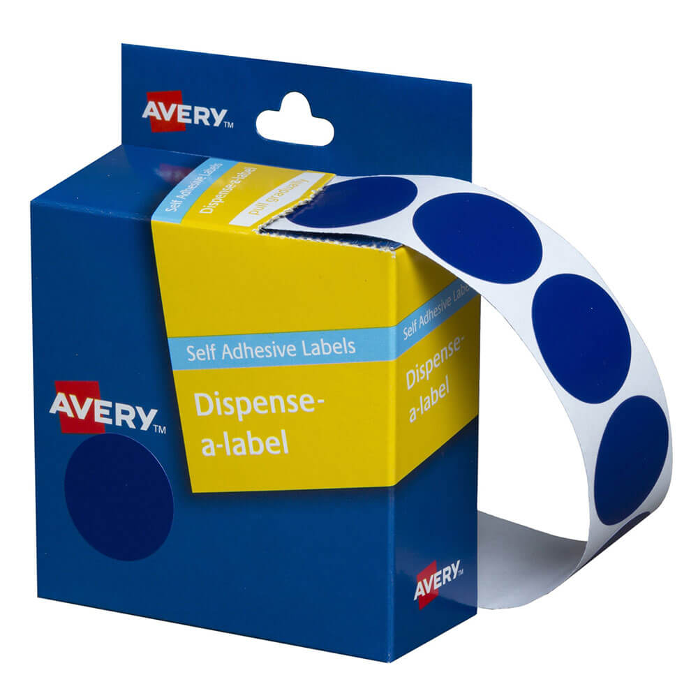 Étiquettes à points auto-adhésives Avery 24 mm (500pcs)