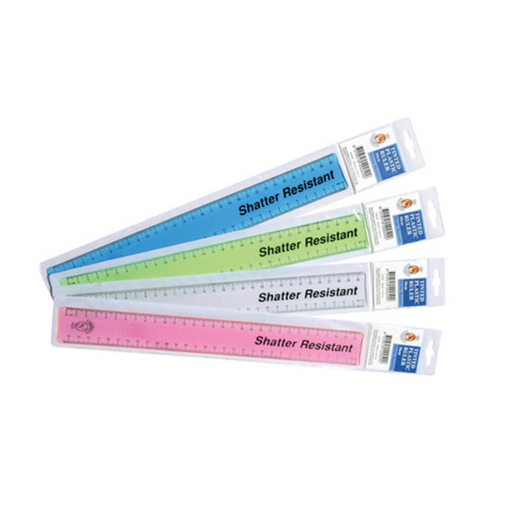 Sovereign Shatter Resistant Ruler 30cm (Random Colour)