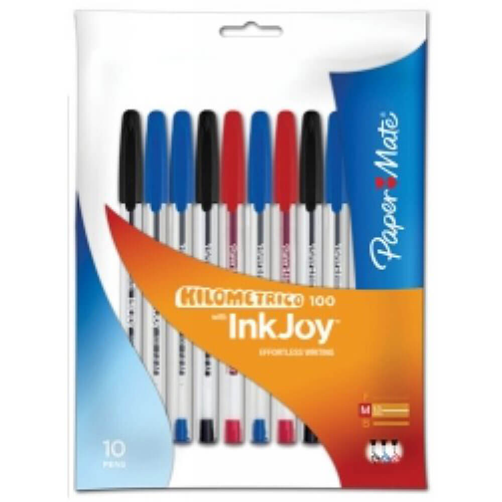 Paper Mate Inkjoy Ballpoint Medium 1,0 mm 10pk