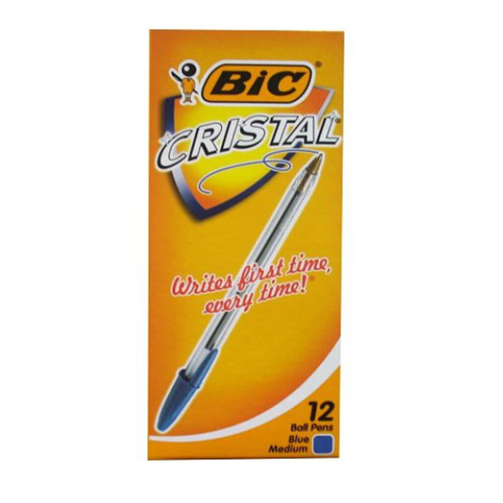 BIC Cristal Original Ballpoint Pen (12/Box)