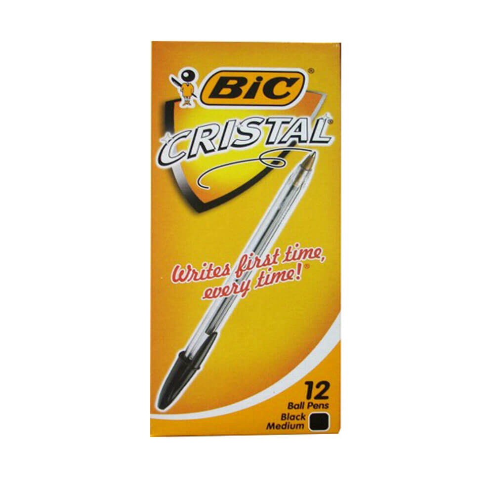 BIC Cristal Oryginalny Pen (12/pudełko)