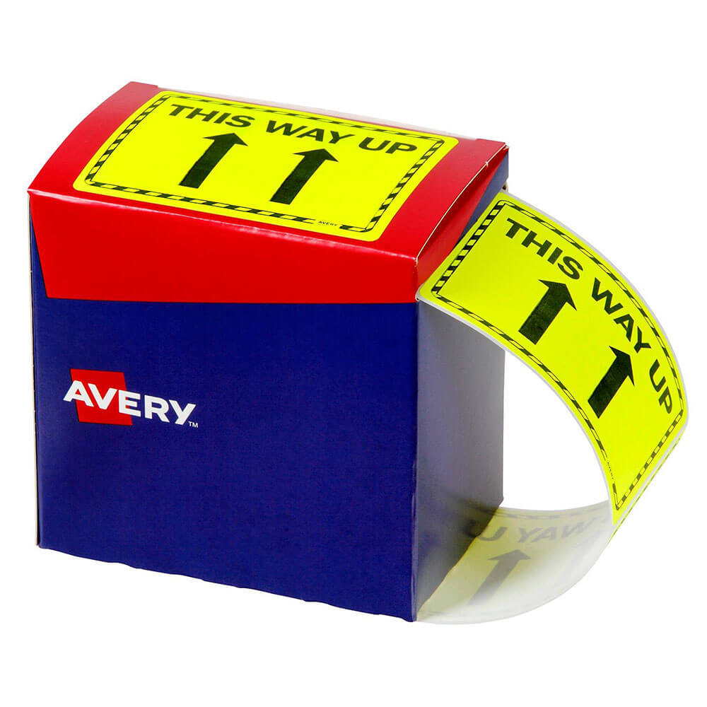 Avery Labels 750pcs 75x99.6 mm (jaune)