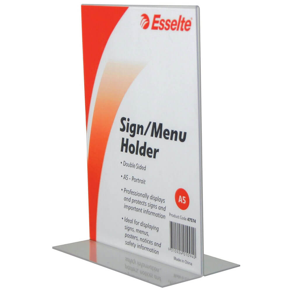 Esselte Double -lateral lidado placar ou suporte de menu