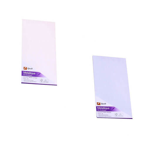 Quill Metallique Envelopes 10pk (DL)