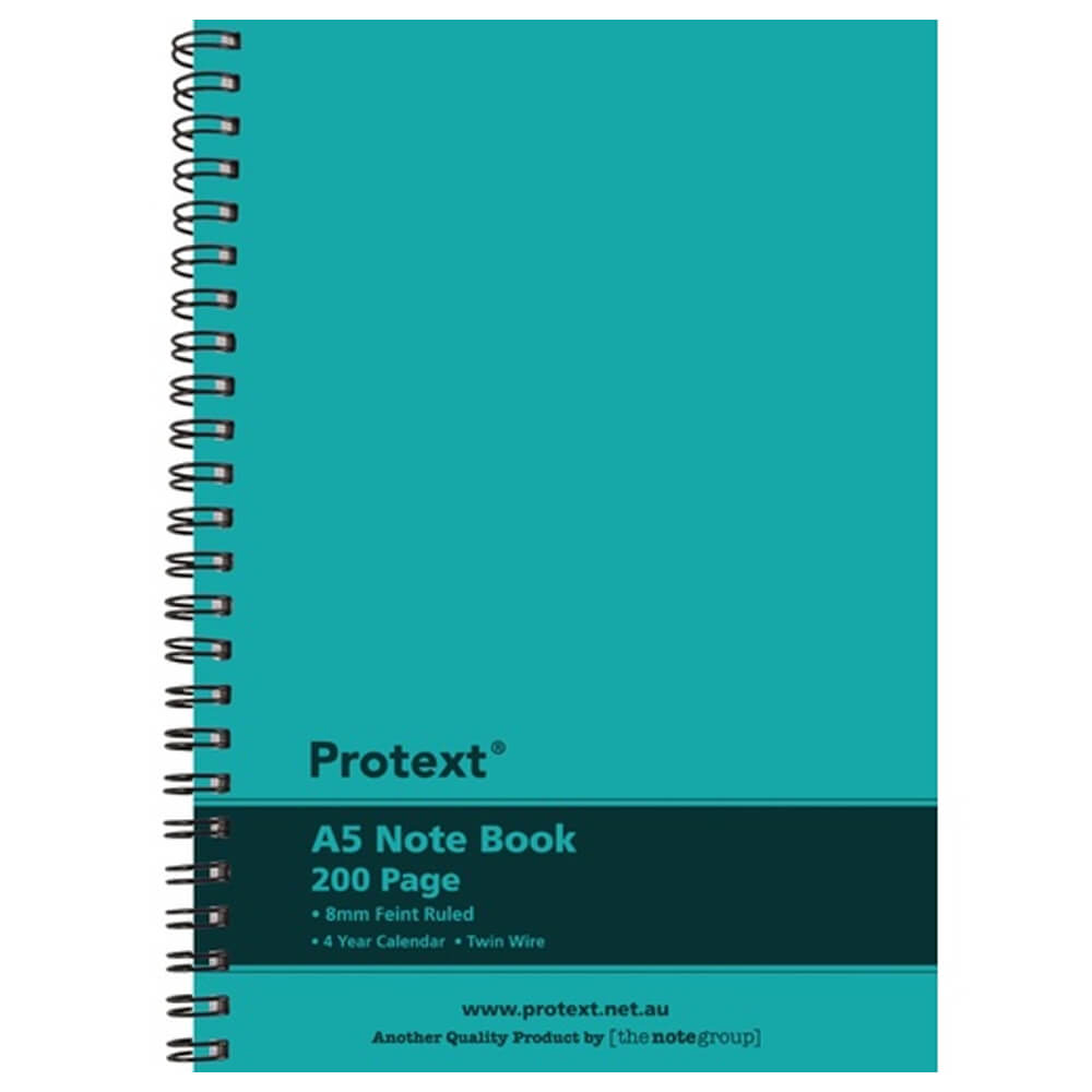 Protext Twin Wire Notebook 200 pagina's (A5)