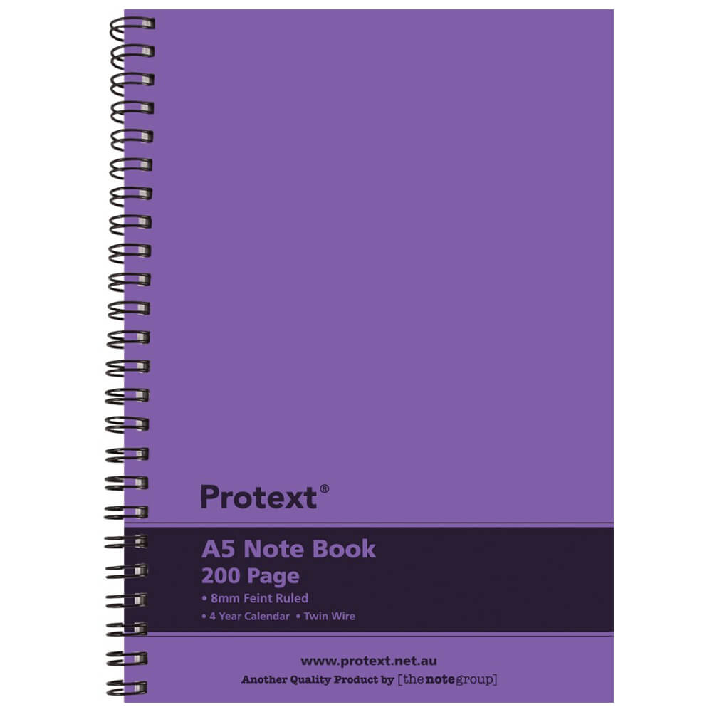 Protext Twin Wire Notebook 200 pagina's (A5)