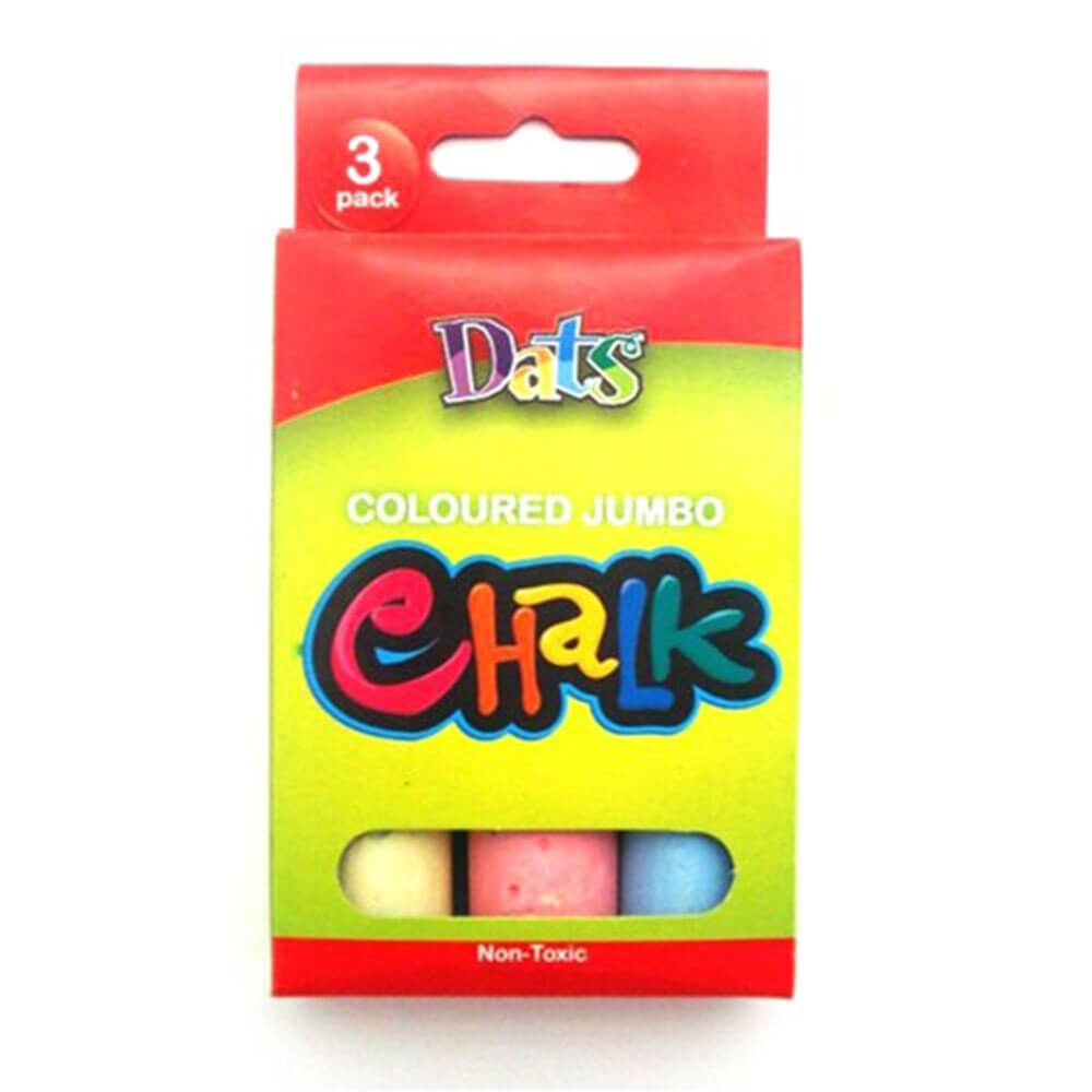 DATS no tóxico Jumbo Chalk (3PK)