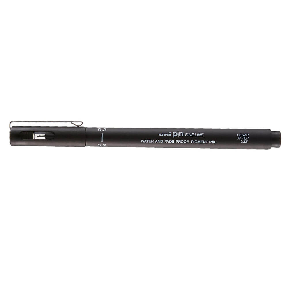 Pen sur une ligne fine du stylo 12pcs (noir)