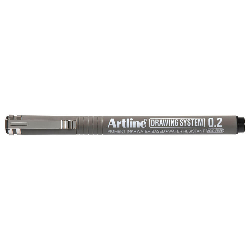 Artline Drawing System Pen 12 Stück (Schwarz)