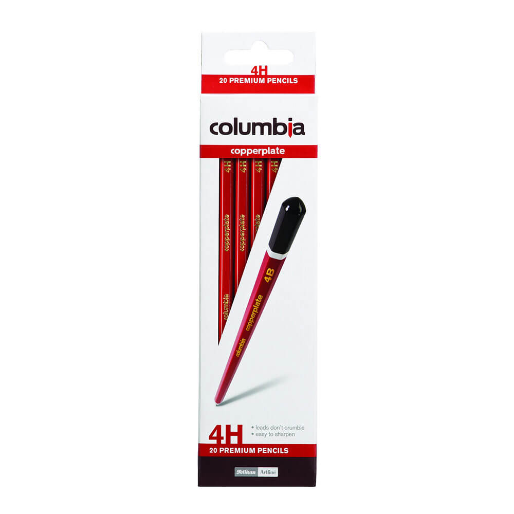 Matite premium della Columbia CopperPlate (Box di 20)