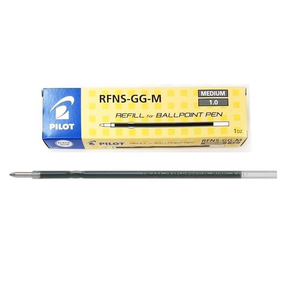 Piloto RFNS-GG REPLAYO RETRACTIBLE COLLA DE PEN SIGURA 12 PCS