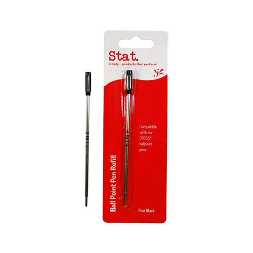 Stat Cross Ballpoint Pen Refill Fine (pakke med 10)