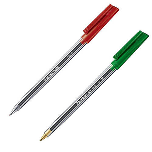 Staedtler Stick Medium Ballpoint Pen (Box of 10)