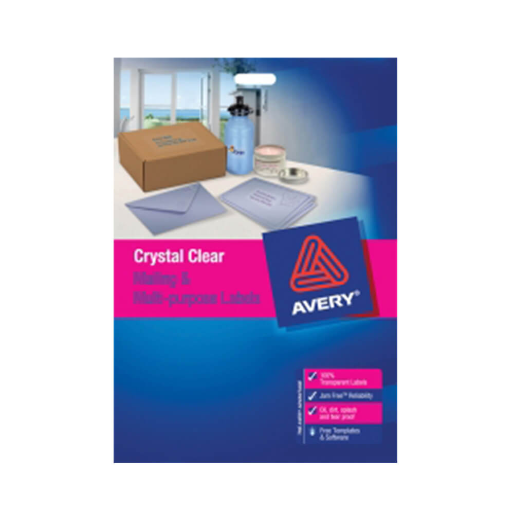 Avery Clear Laser Label (pacote de 25)