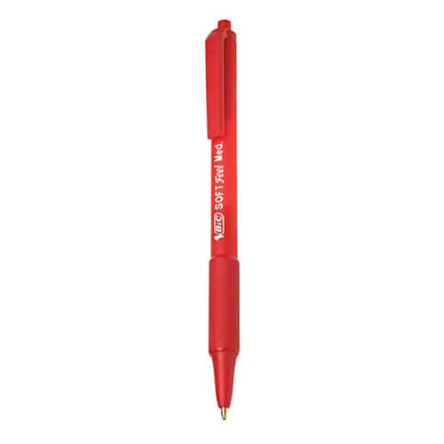 Bic Soft Feel Retractable Pen (Box of 12)