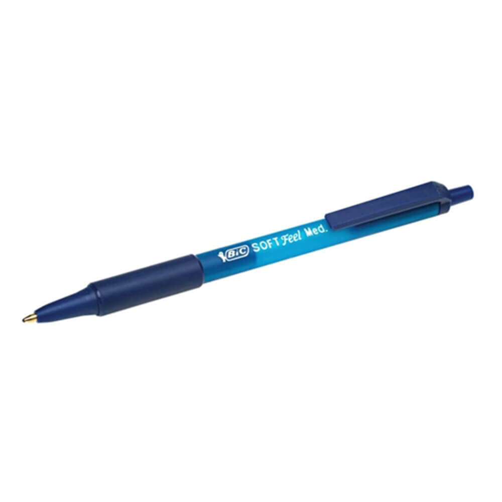 Caneta retrátil de sensação mole BIC (caixa de 12)