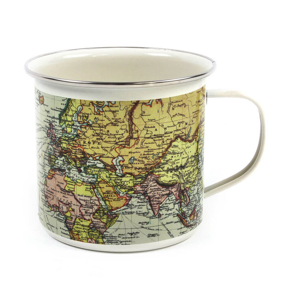 Presente República Caneca de esmalte